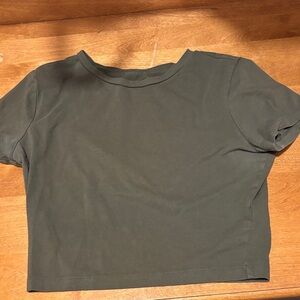 Target Olive Crop Top